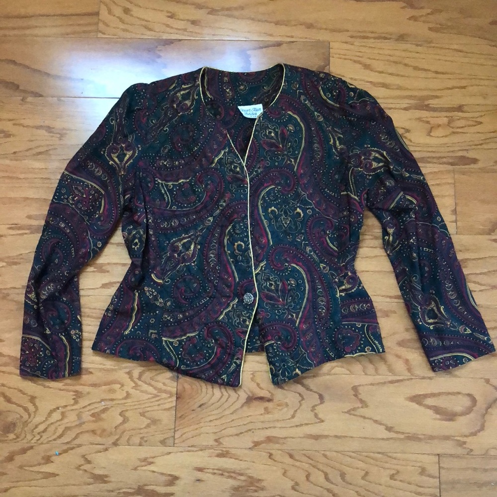 Vintage blazer  14 plus L XL fashion style